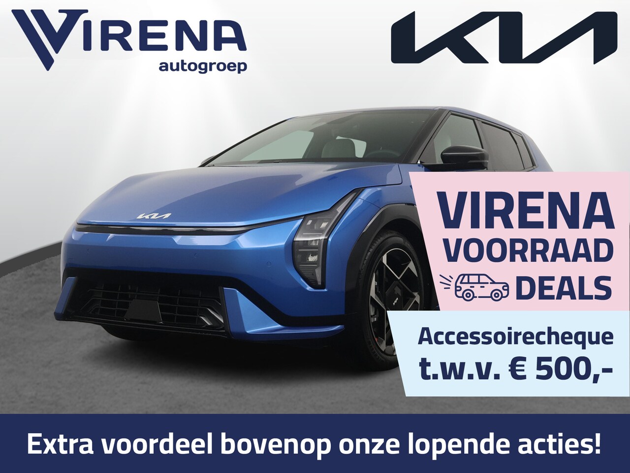 Kia EV4 - GT-Line Business Edition 81.4 kWh - Stoel/Stuur verwarming - Achteruitrij camera - Navigat - AutoWereld.nl