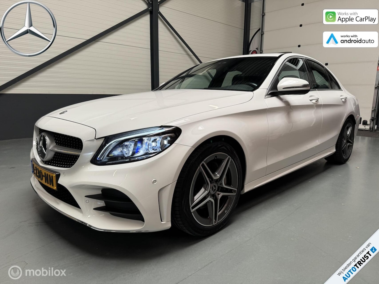 Mercedes-Benz C-klasse - 180 Premium Plus Pack AMG|Schuifdak|LED - AutoWereld.nl