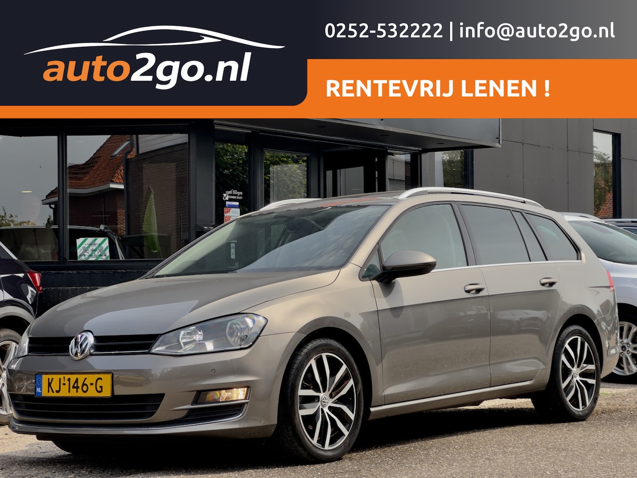 Volkswagen Golf Variant - 1.6 TDI HIGHLINE AUT7 PANODAK LEDER NAVI CAMERA APPLE-CARPLAY LED LMV PDC - AutoWereld.nl