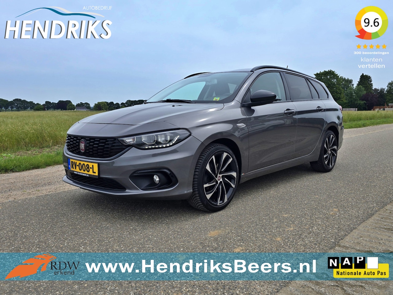 Fiat Tipo Stationwagon - 1.4 T-Jet 16v S-Design - 120 Pk - Euro 6 - Navi - ParkeerCamera - Airco - Cruise Control - AutoWereld.nl