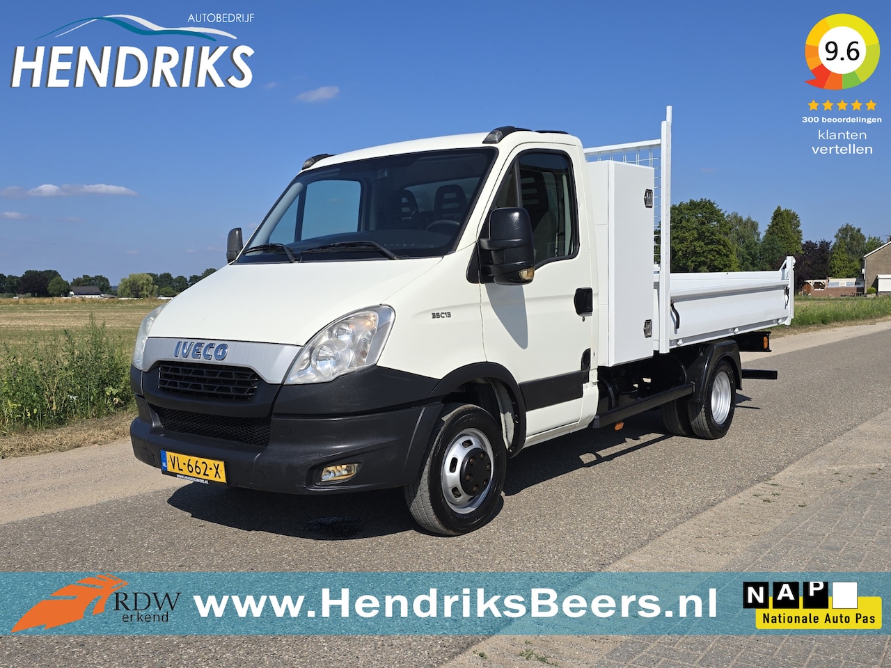 Iveco Daily - 35C13 345 Kieper - Euro 5 - 127 Pk - - AutoWereld.nl