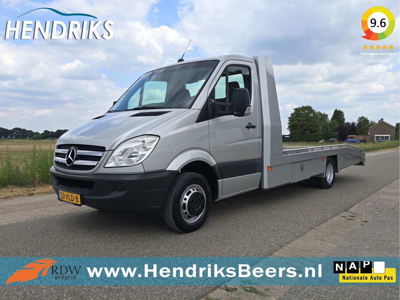 Mercedes-Benz Sprinter - 518 3.0 CDI L3 Wielbasis Autotransporter - 180 Pk - AUTOMAAT - Airco - Cruise Control - AutoWereld.nl