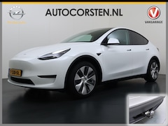 Tesla Model Y - RWD 300PK LFP Accu SOH 92, 5% Trekhaak Warmtepomp Leder Navi Ecc Adap.Cruise Panoramadak C