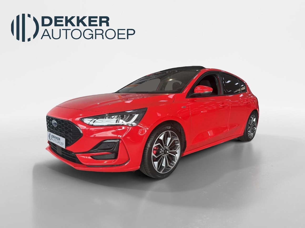 Ford Focus - 1.0 EcoBoost Hybrid 125 pk ST Line X Panoramadak - Groot navigatie - 18inch LM Velgen - Dr - AutoWereld.nl
