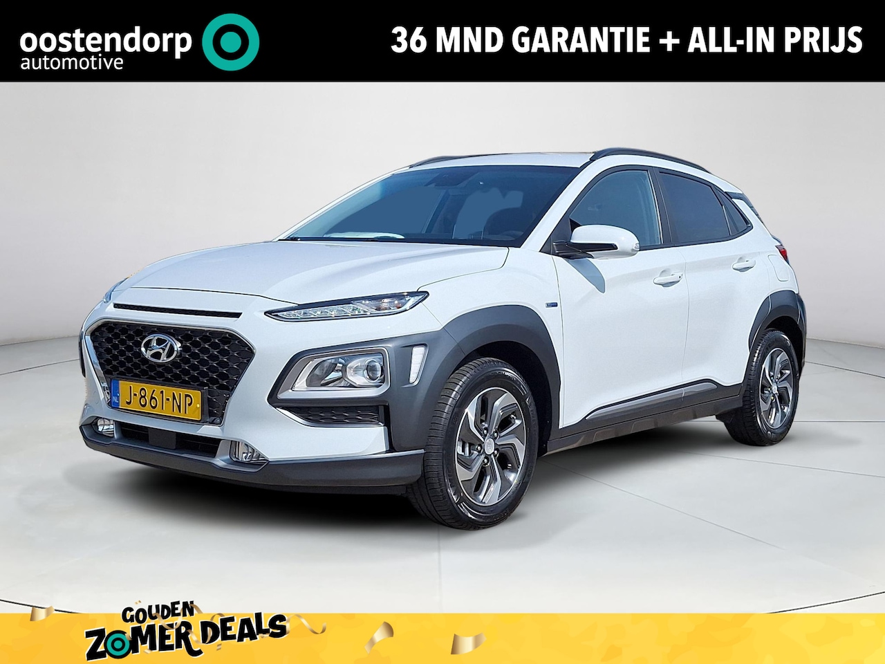 Hyundai Kona - 1.6 GDI HEV Fashion | Trekhaak | Cruise control | Navigatiesysteem | Achteruitrijcamera | - AutoWereld.nl