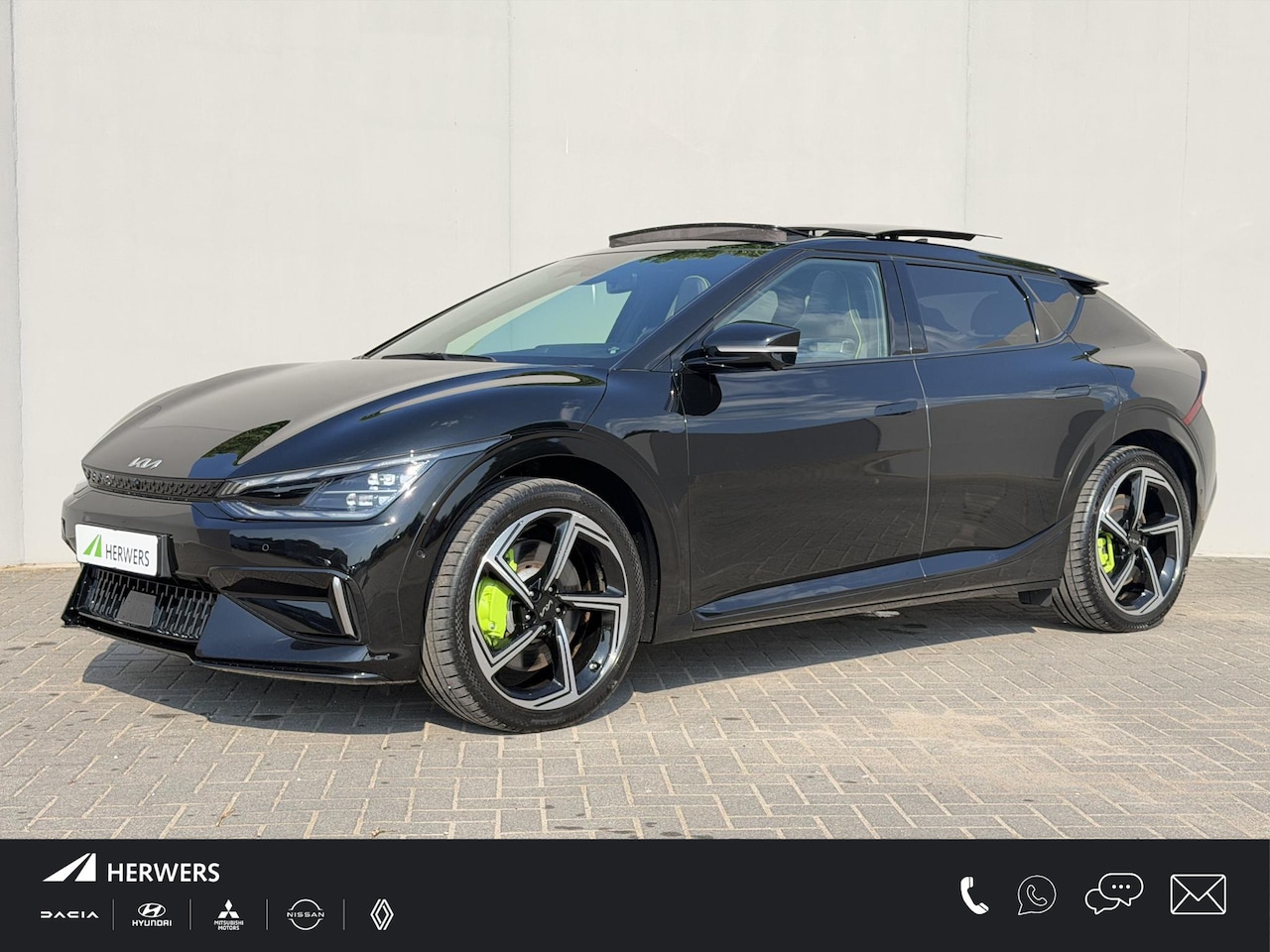 Kia EV6 - GT AWD 77.4 kWh 585 pk / SOH 100% /Fabrieksgarantie tot 4-2031 / Dealer onderhouden / Meri - AutoWereld.nl