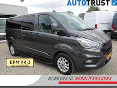 Ford Transit Custom - 2.0 TDCI 170PK L2H1 Dubbel cabine Airco Automaat 2 x Schuifdeur Limited