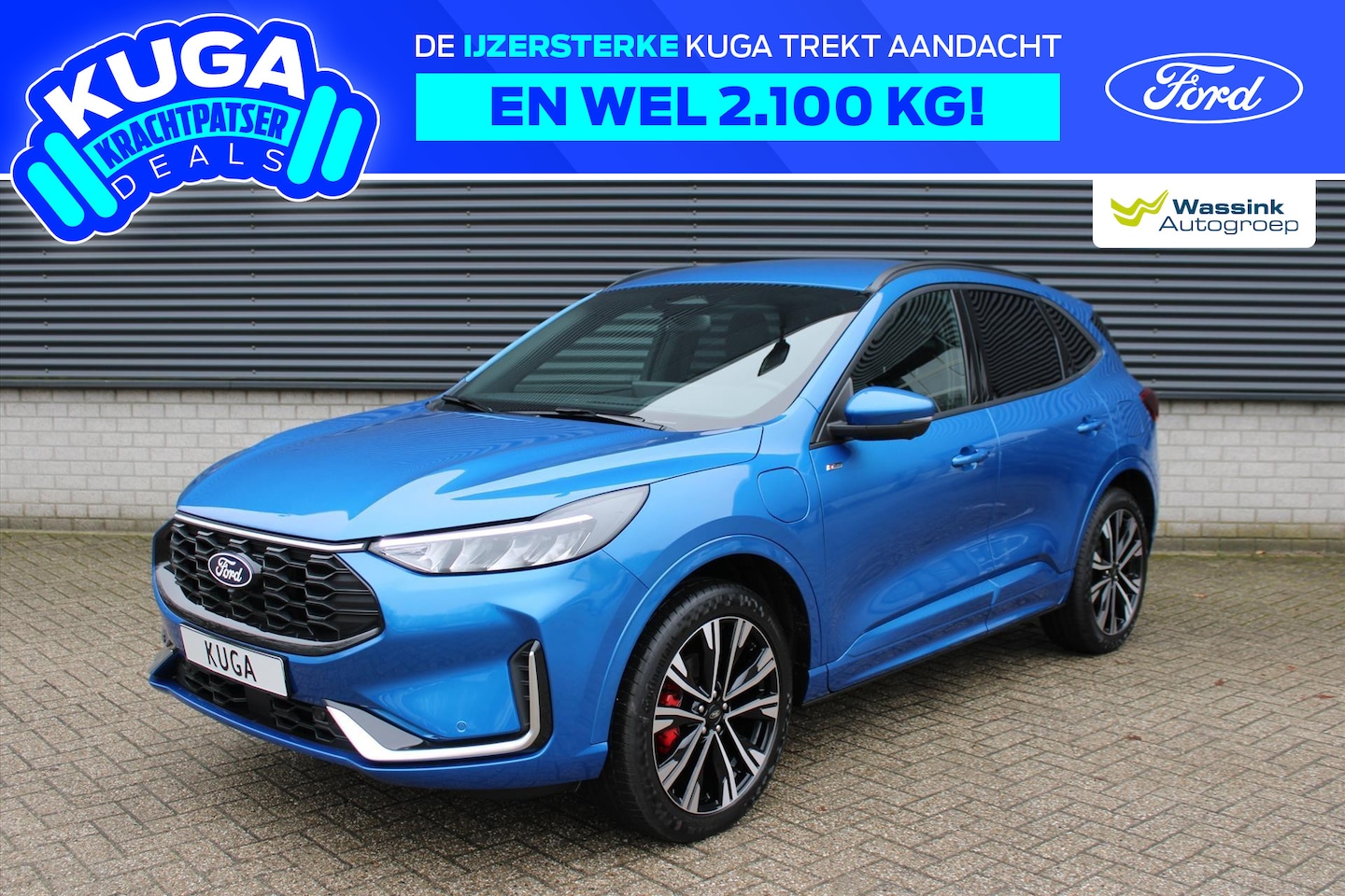 Ford Kuga - ST-Line X 2.5 PHEV 243pk Automaat I Winter Pack I 20 Inch Lichtmetalen Velgen I Voorraadac - AutoWereld.nl