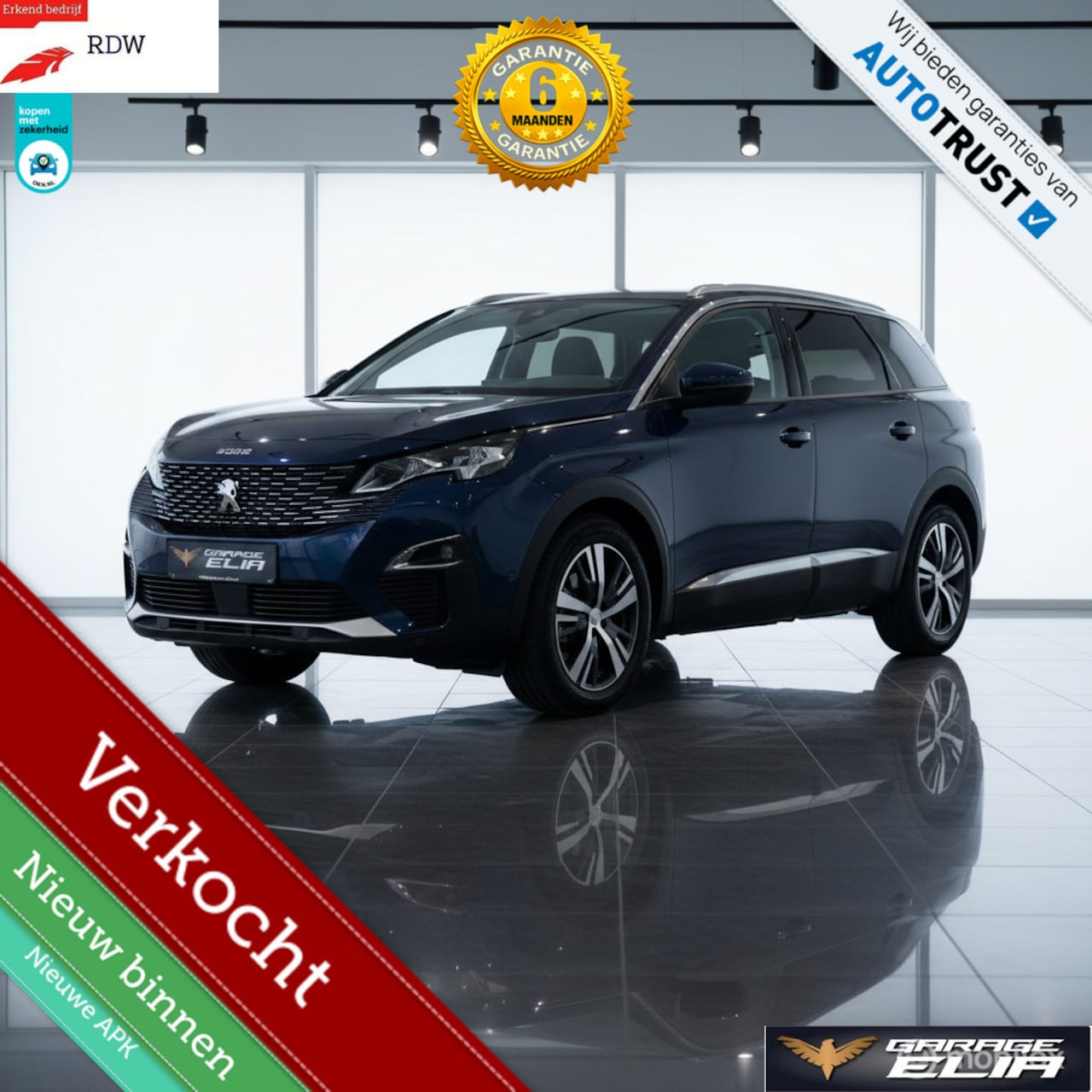 Peugeot 5008 - 7PL Aut.|LED|Navi|Camera|PDC| Garantie - AutoWereld.nl