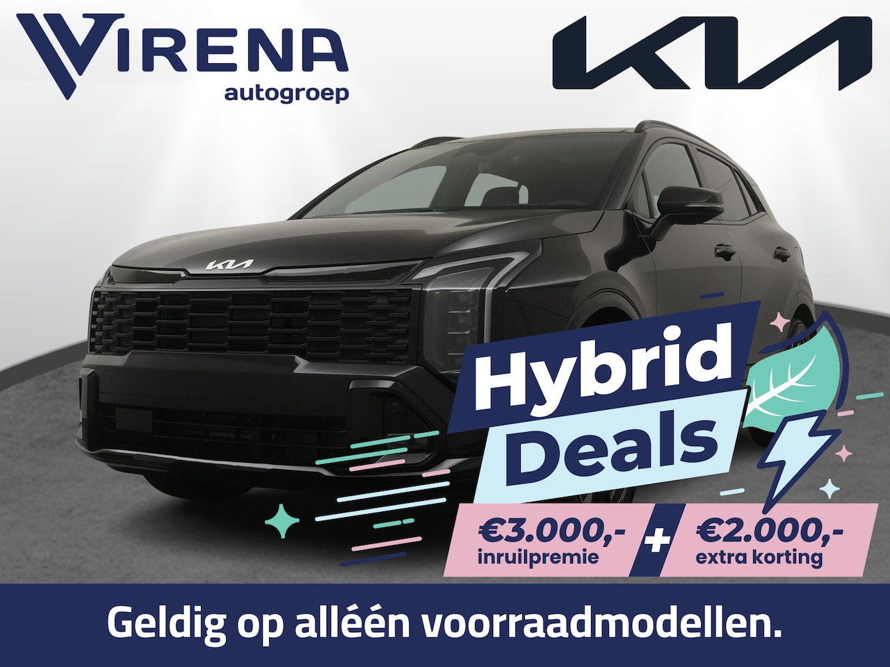 Kia Sportage - 1.6 T-GDi Plug-in Hybrid GT-Line - Hybrid Deals incl. inruilpremie! - Schuif-/kanteldak - - AutoWereld.nl
