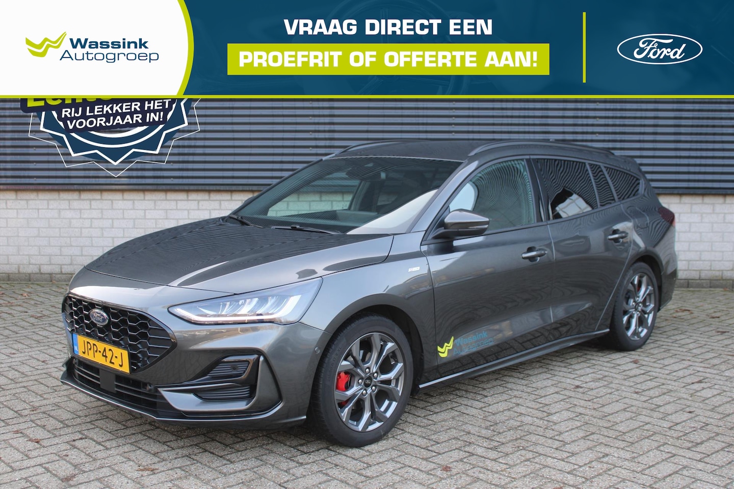 Ford Focus Wagon - ST-Line X Hybrid 125pk I Sync 4 I Handsfree Achterklep I Winter Pack I Trekhaak I Recaro S - AutoWereld.nl