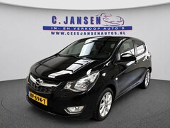 Opel Karl - 1.0 EcoFLEX Cosmo ZWART LEER | Afwerking piano zwart. | Climate control | Cruise control