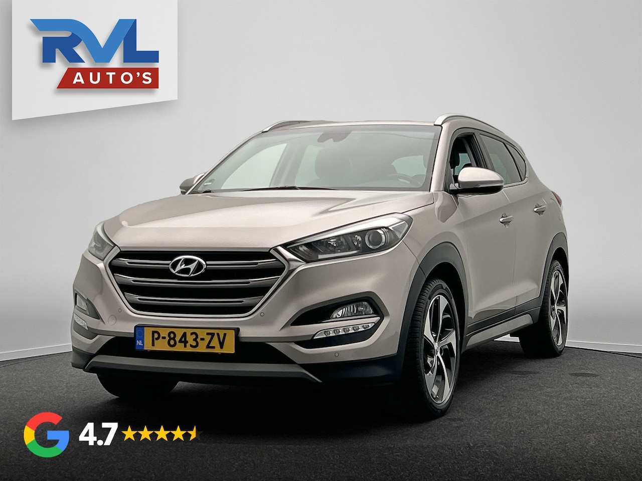 Hyundai Tucson - 1.6 T-GDi Comfort 4WD | Trekhaak | Leder | Camera | Navigatie | Cruise/Control | Climate/C - AutoWereld.nl