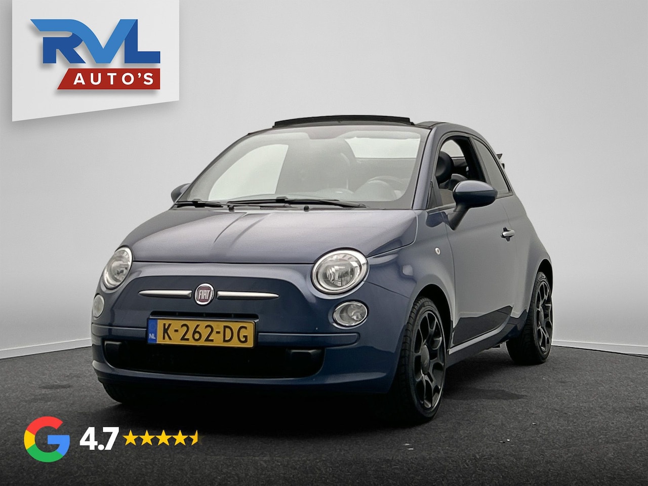 Fiat 500 C - 0.9 TwinAir Lounge | Softtop| Airco | LMV | Elek. Ramen | PDC | Centrale Vergrendeling | - AutoWereld.nl