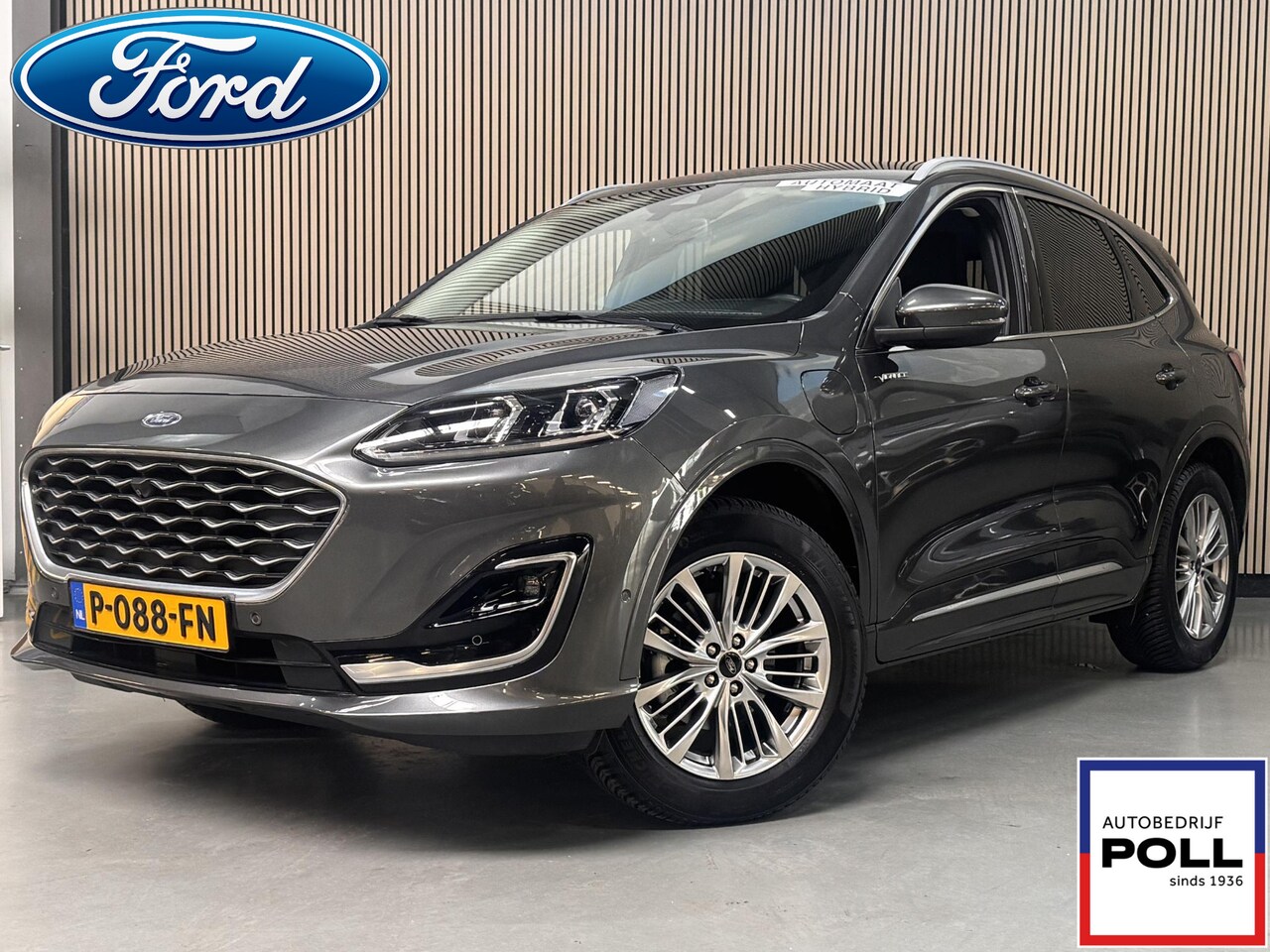 Ford Kuga - 2.5 PHEV Vignale Full-Options Trekhaak HUD Adapt. Cruise Elek. Klep Dodehoek detectie Fabr - AutoWereld.nl