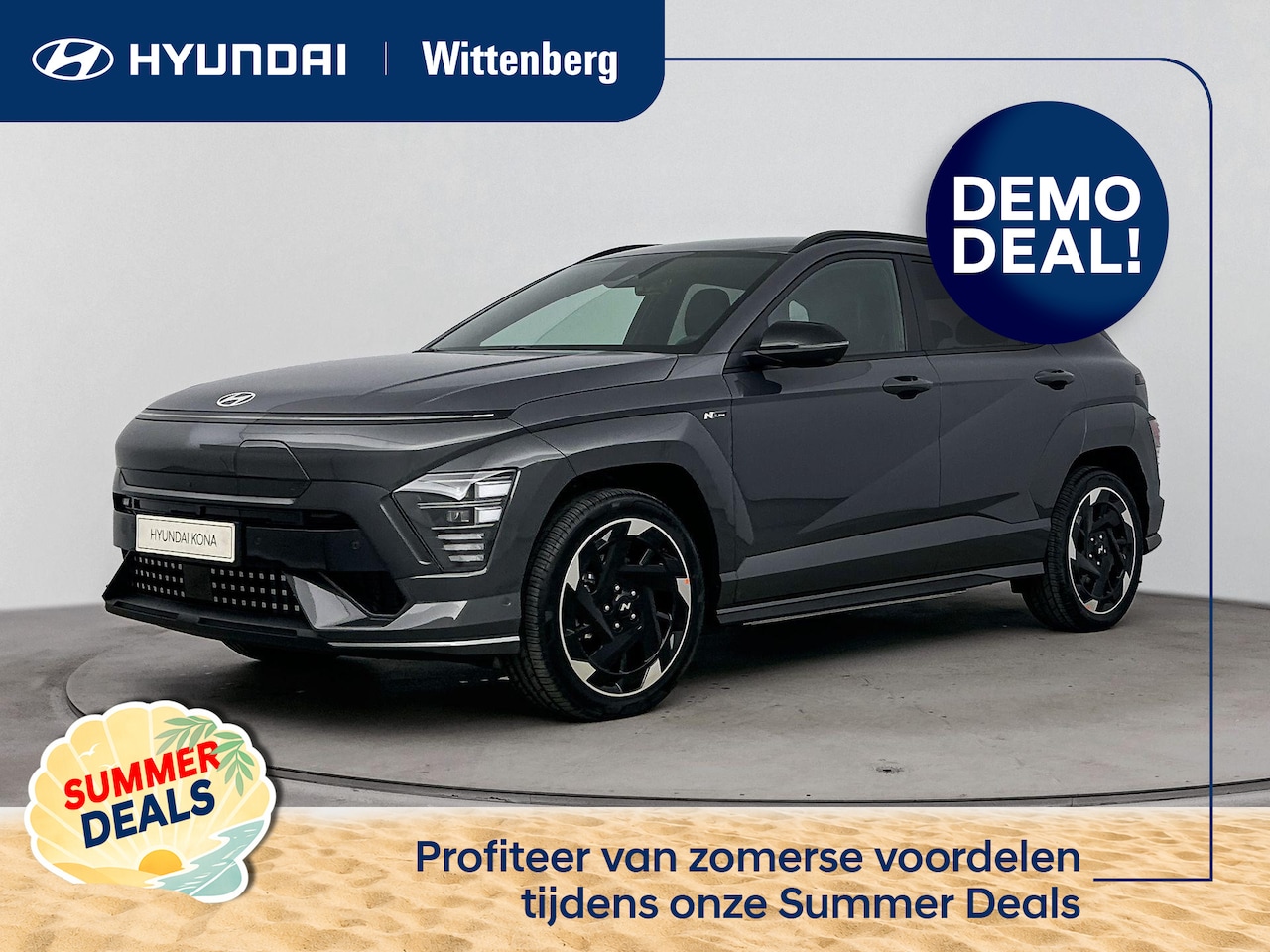 Hyundai Kona Electric - N Line Sky 64.8 kWh | Schuifdak | N-Line interieur | 360 camera - AutoWereld.nl