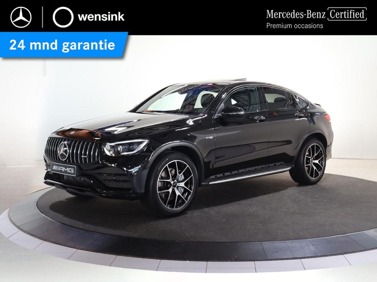 Mercedes-Benz GLC-klasse Coupé - AMG 43 4MATIC Premium Plus | Treeplanken | Widescreen | 360 graden camera | Night | - AutoWereld.nl