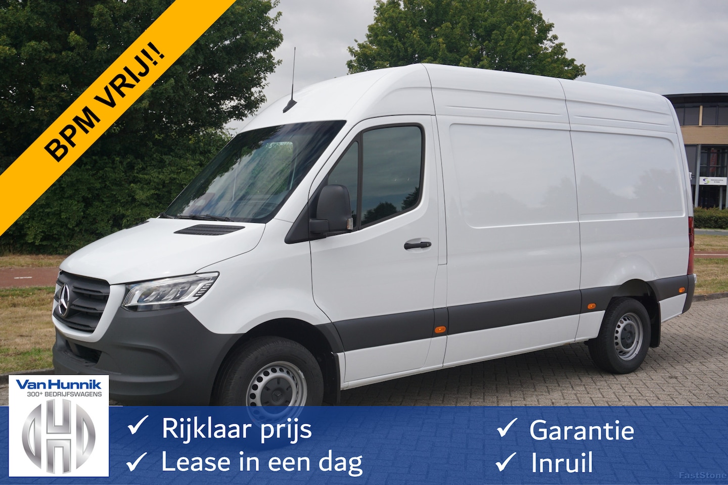 Mercedes-Benz Sprinter - 317CDI Pro L2H2 BPM VRIJ!! 10.25" Mbux Cam, Gev. Stoel, 3.5T Trekgewicht, LED!! NR. A393* - AutoWereld.nl
