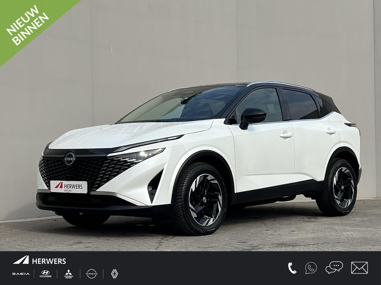Nissan Qashqai - 1.3 MHEV Xtronic N-Connecta / Cold Pack / Panoramadak / Navigatie / Apple Carplay Android - AutoWereld.nl
