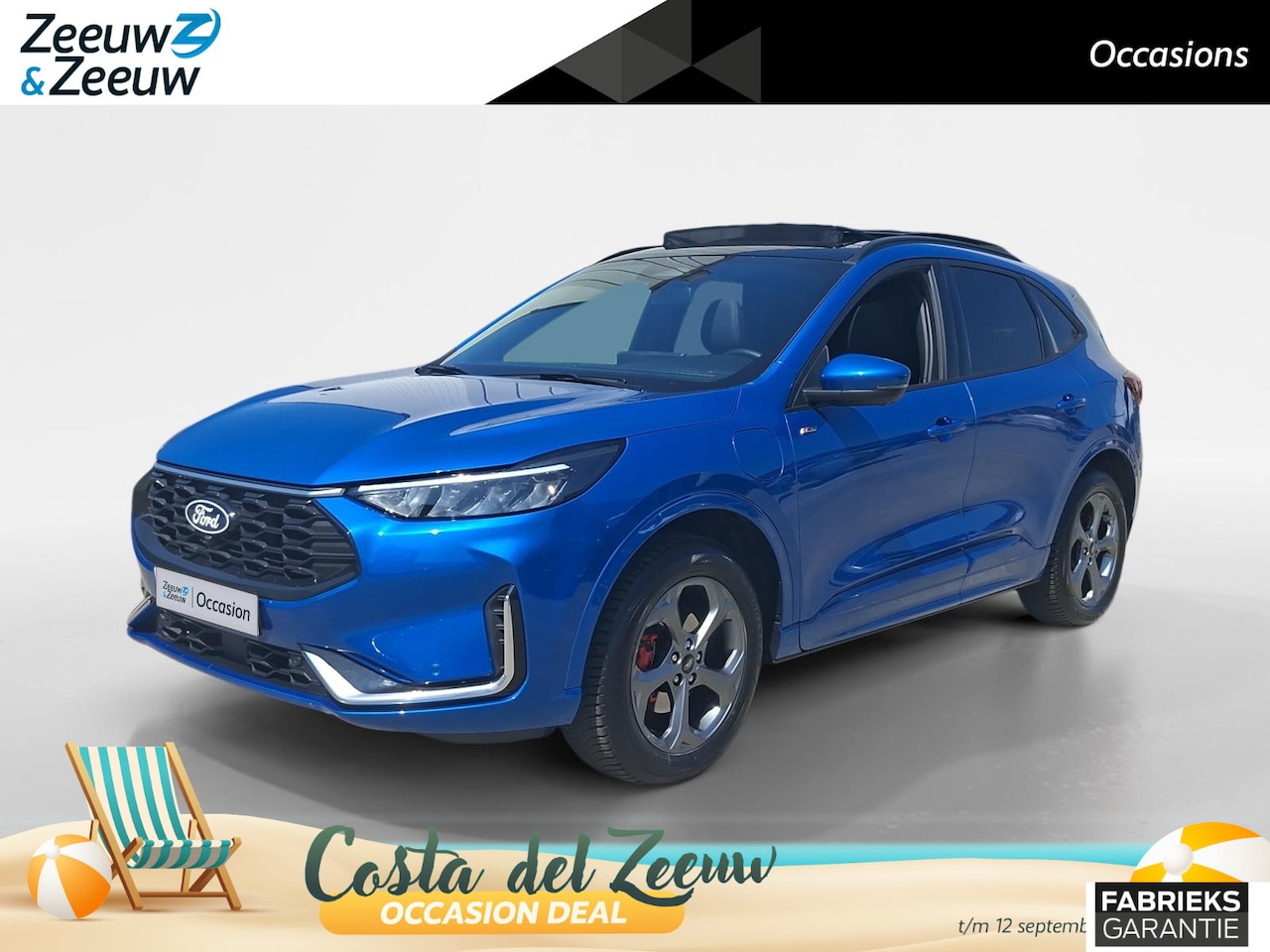 Ford Kuga - 2.5 PHEV ST-Line X | Winterpack | Wegklapbare trekhaak | Kantel / schuifdak | 2100kg trekg - AutoWereld.nl