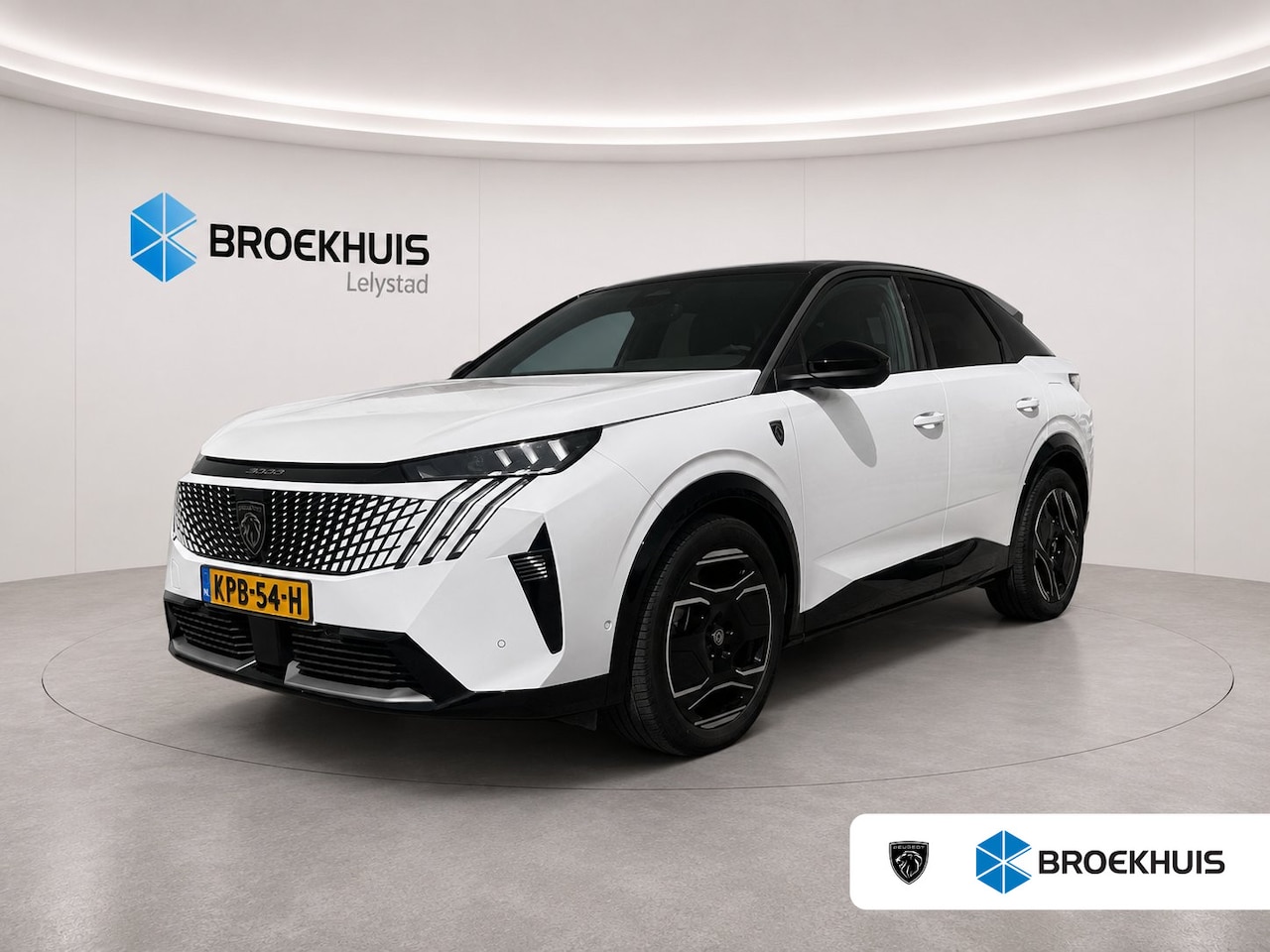 Peugeot e-3008 - 73KWH GT AVANTAGE 214PK / NAVI / LEDER / CLIMA / FULL-LED / 20" LMV / KEYLESS / WARMTEPOMP - AutoWereld.nl