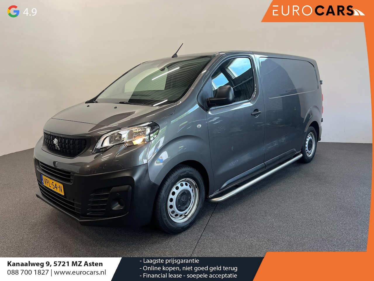 Peugeot Expert - 2.0 BlueHDI 145 Standard Premium Airco Navi Cruise Control Sidebars PDC VA + Camera DAB+ - AutoWereld.nl