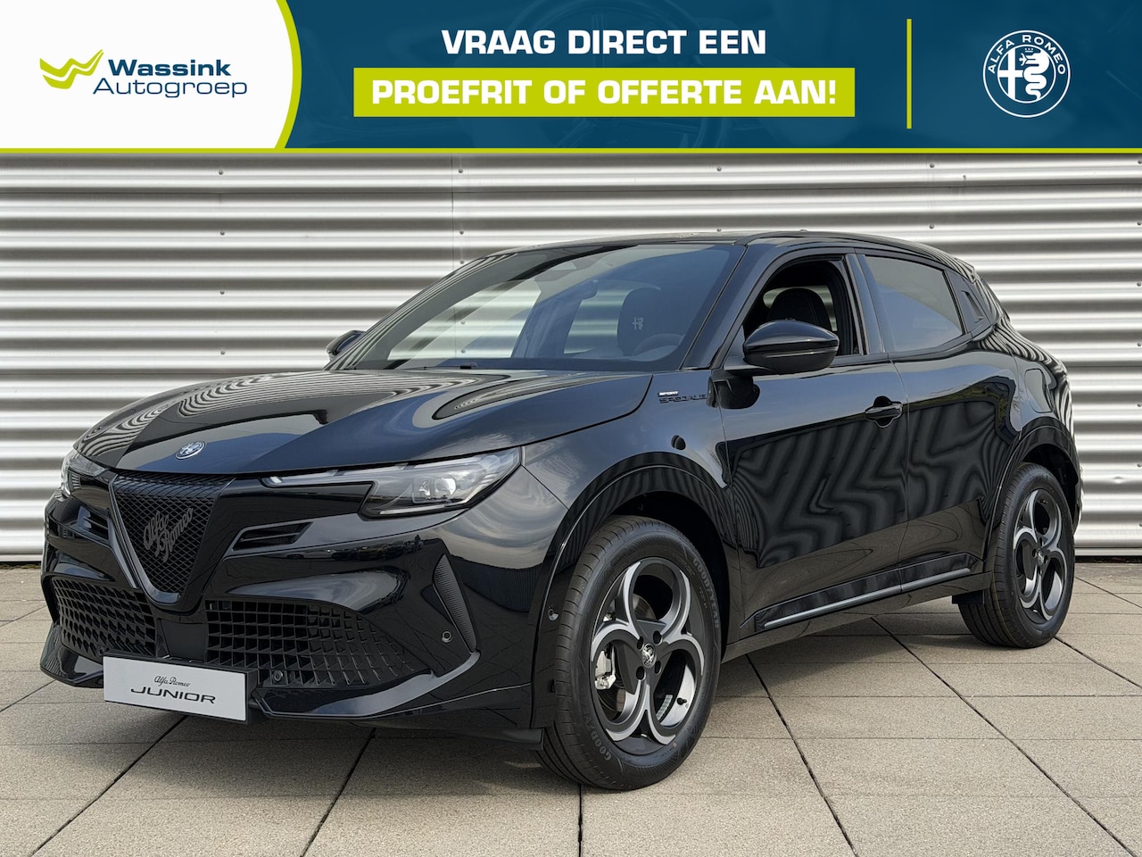 Alfa Romeo Junior - Elettrica Sport Speciale 54 kWh | Stoelverwarming | Navigatie | Led Matrix | Elektrische K - AutoWereld.nl