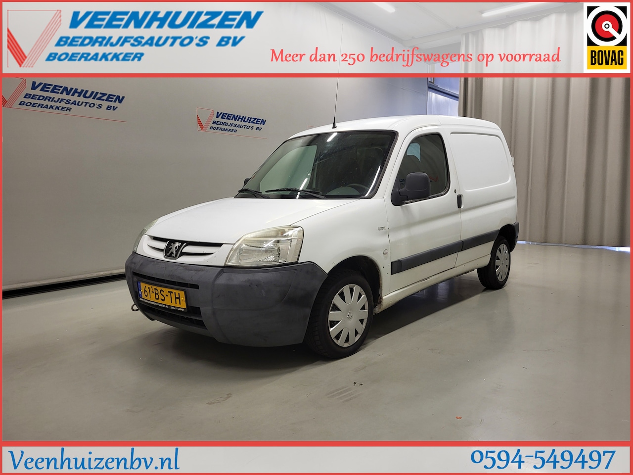 Peugeot Partner - 1.9D 70pk Trekhaak Apk tot 3-10-2026! - AutoWereld.nl