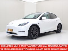 Tesla Model Y - Performance 534pk AWD 90.9% SoH [ TREKHAAK+FSD+WIT LEDER+21 INCH+WARMTEPOMP+RYZEN ]