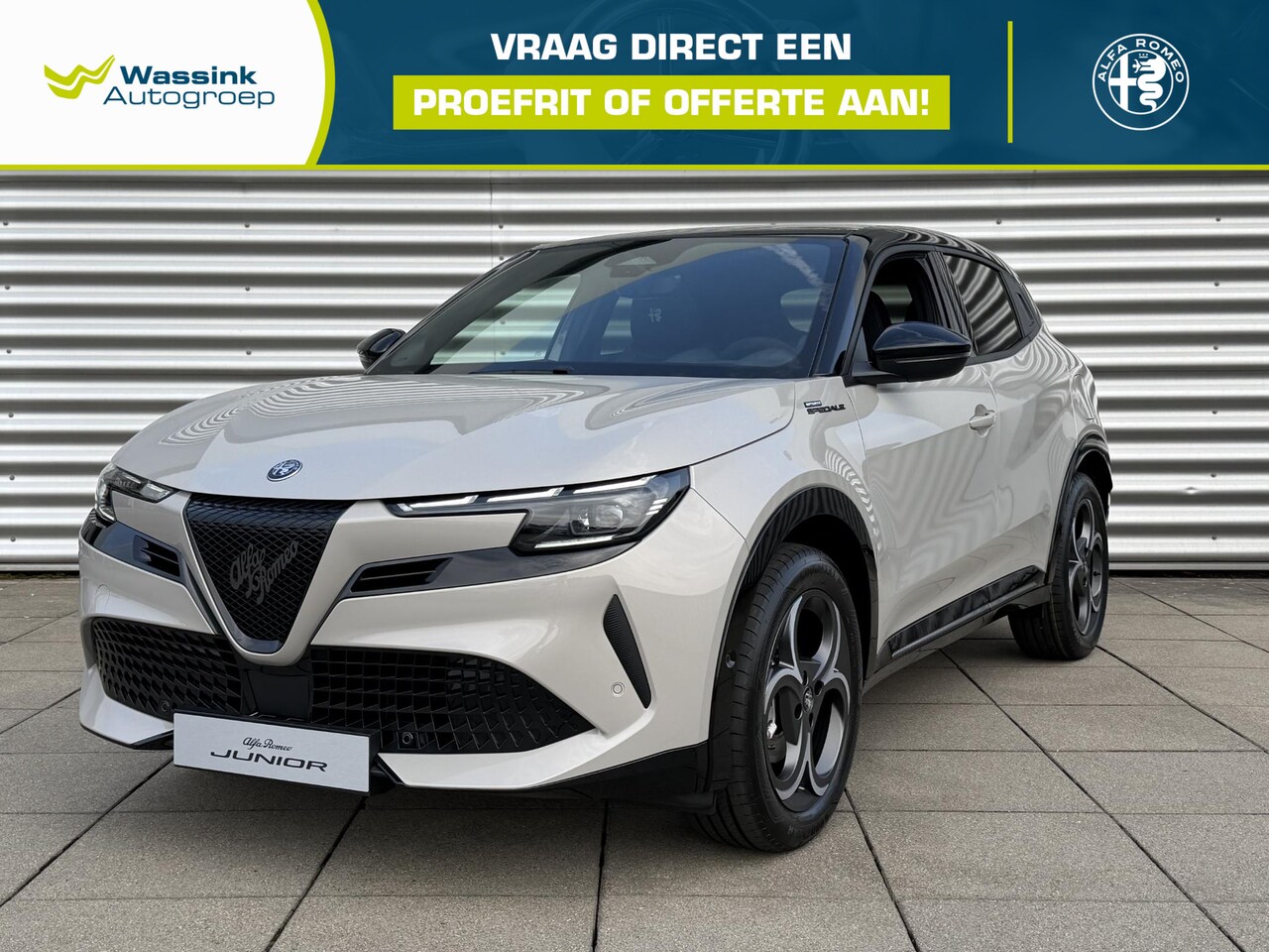 Alfa Romeo Junior - Elettrica Sport Speciale 54 kWh | Led Matrix | Elektrische Kofferklep | Navigatie - AutoWereld.nl