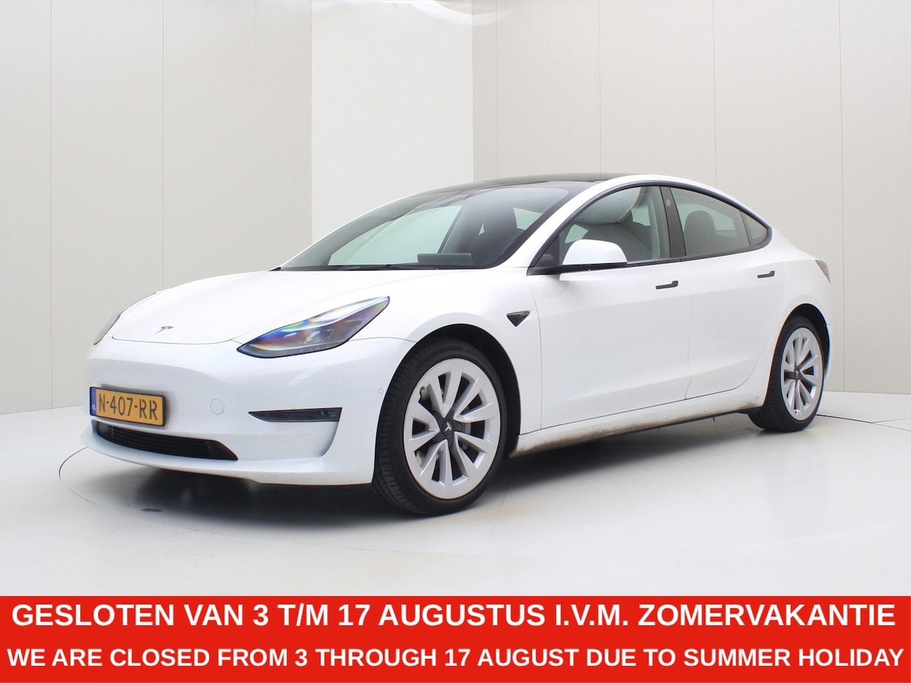 Tesla Model 3 - Long-Range AWD 351pk 75 kWh 93% SoH FACELIFT [ WARMTEPOMP+AUTOPILOT+620KM WLTP+ ] - AutoWereld.nl