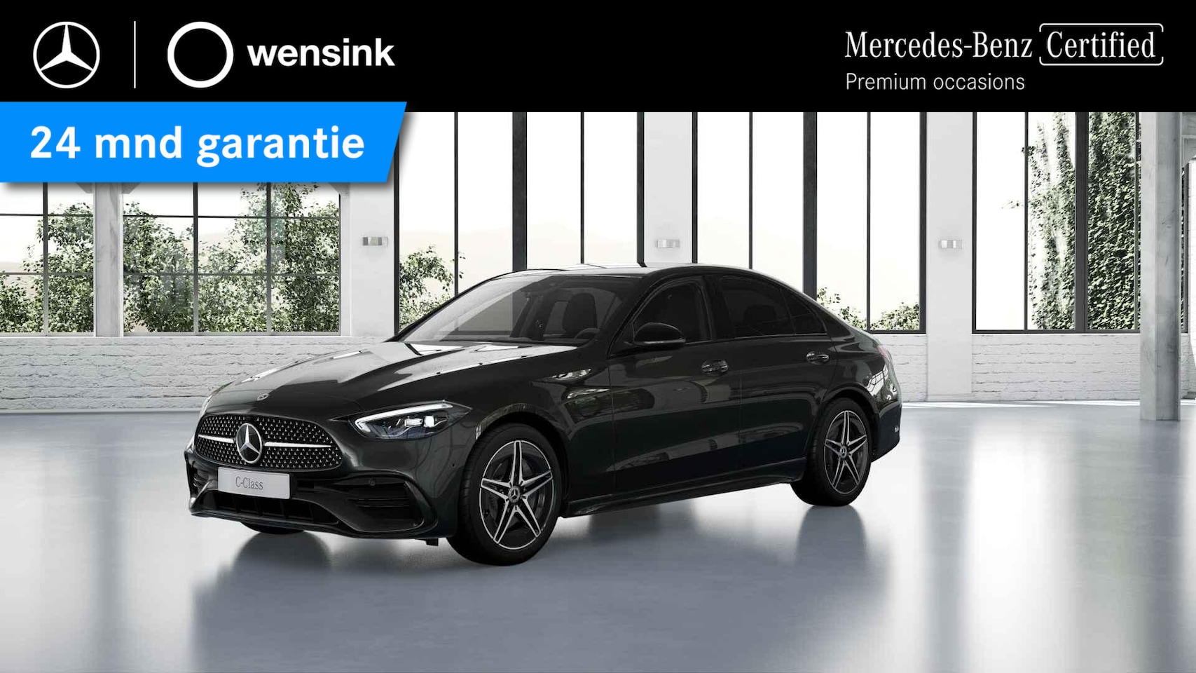 Mercedes-Benz C-klasse - 180 AMG Line | Night pakket | Trekhaak | Stoelverwarming | - AutoWereld.nl