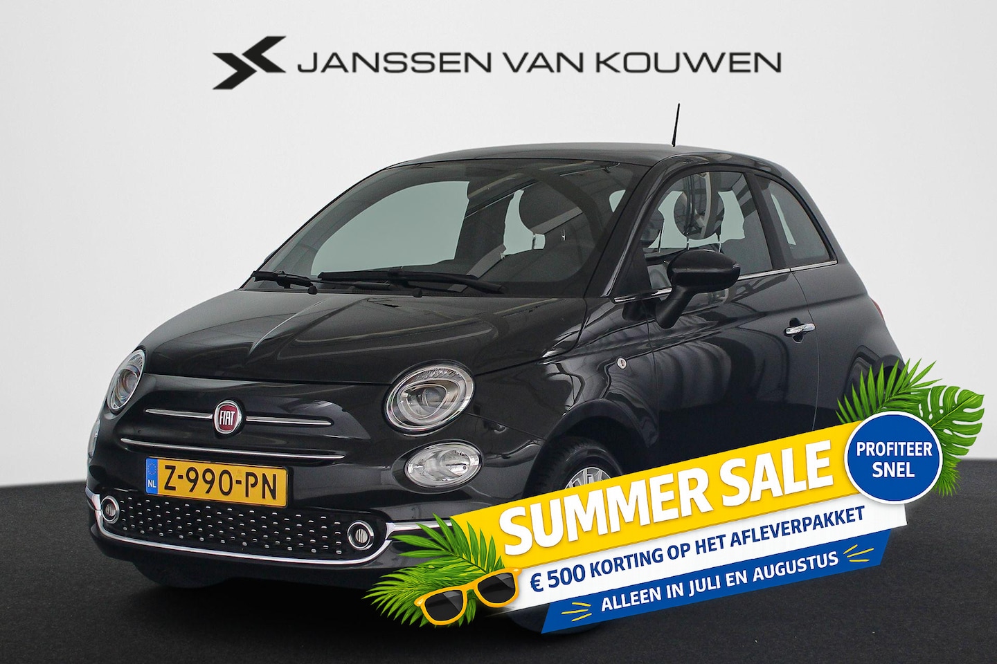 Fiat 500 - 1.0 Hybrid Dolcevita Finale Panoramadak Airco Apple CarPlay - AutoWereld.nl