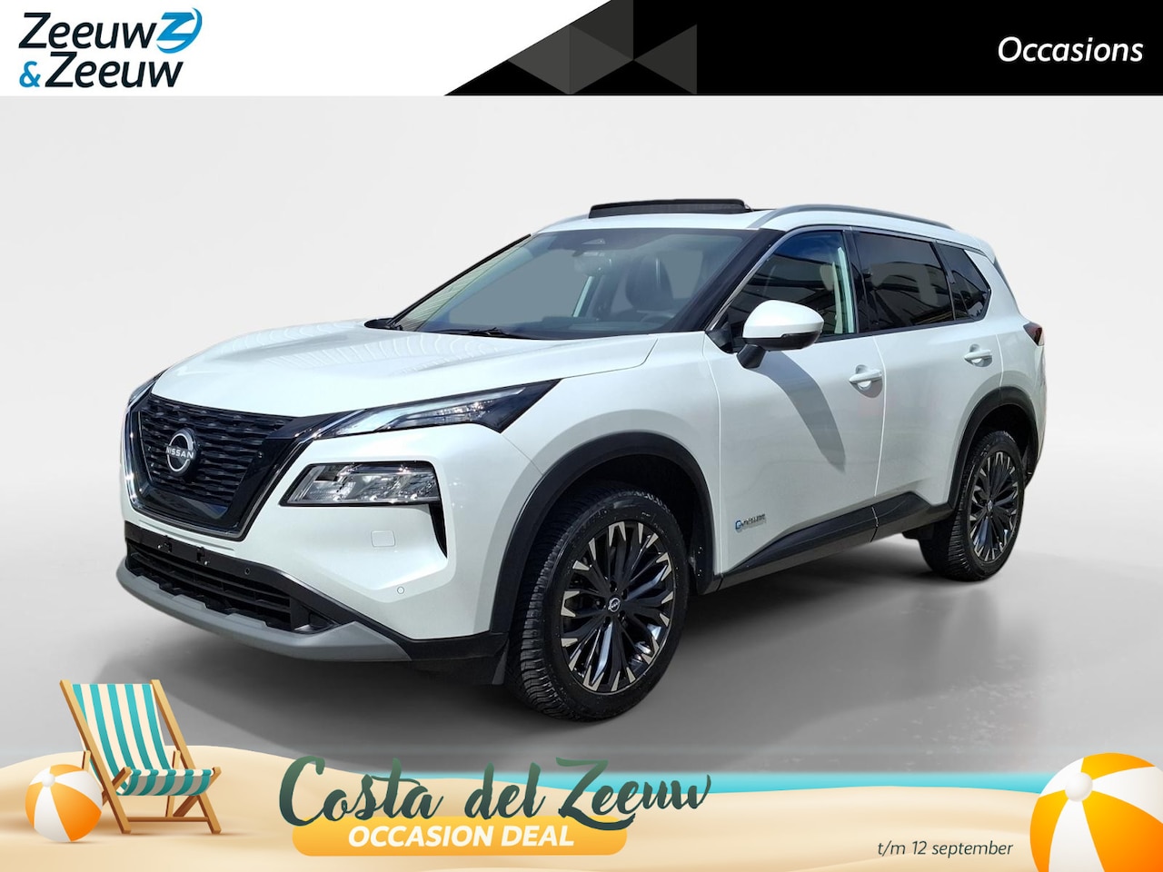Nissan X-Trail - E-Power Tekna | Schuifkanteldak | Carplay | Bomvol optie's | Elektrsiche achterklep | Wk- - AutoWereld.nl
