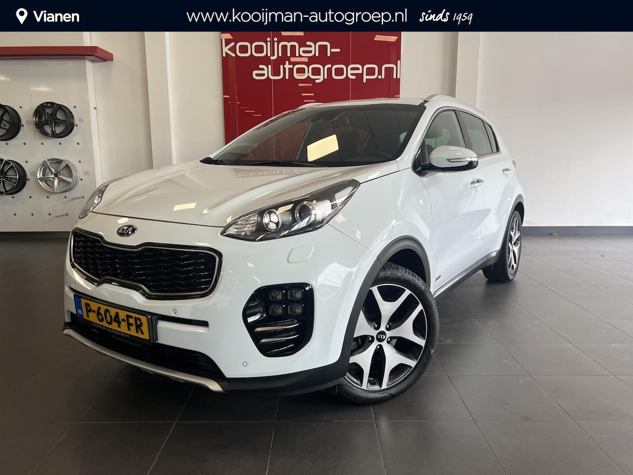 Kia Sportage - 1.6 T-GDI 4WD GT-Line AUTOMAAT, Stoel+ Stuurverwarming, Navigatie,Achteruitrijcamera, 19 I - AutoWereld.nl