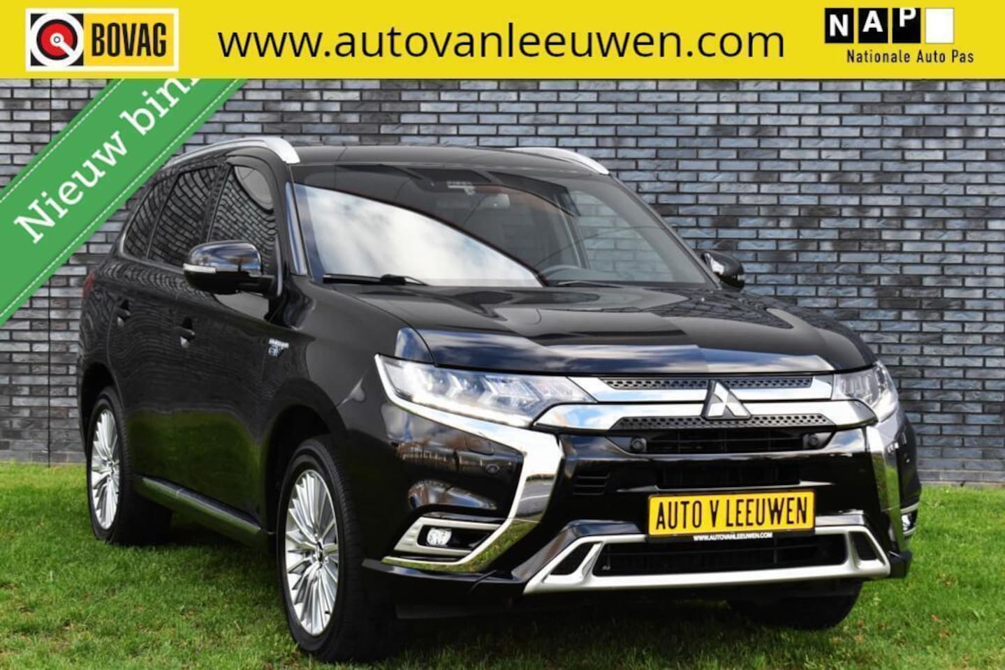 Mitsubishi Outlander - 2.4 PHEV Diamand Edition LEDER VOL! 360ºCAMERA/TREKHAAK/ETC,! - AutoWereld.nl