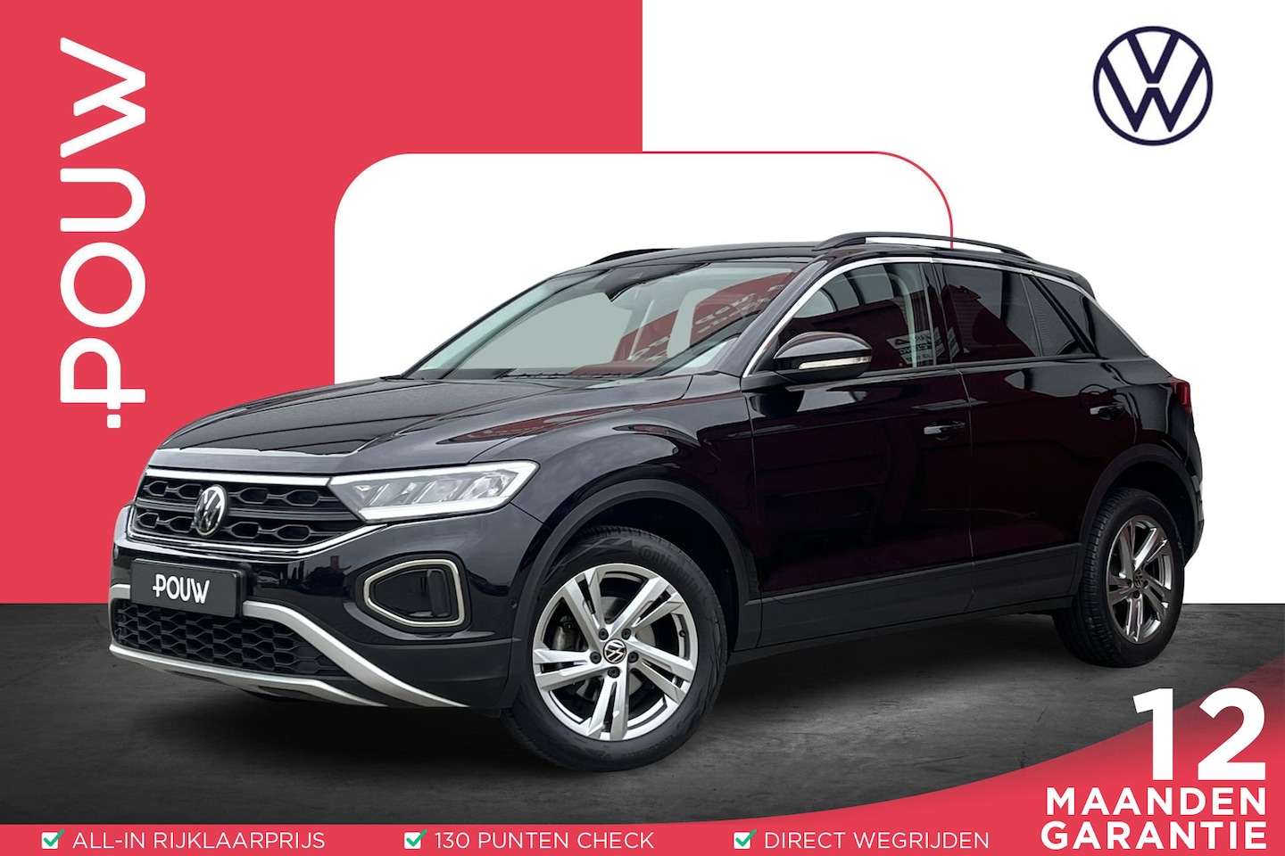 Volkswagen T-Roc - 1.0 TSI 110pk Life | Camera | App Connect | Park Assist - AutoWereld.nl