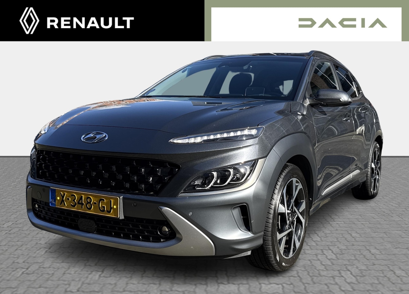 Hyundai Kona - Premium 1.6T GDi 199pk - Trekhaak- All Season - AutoWereld.nl