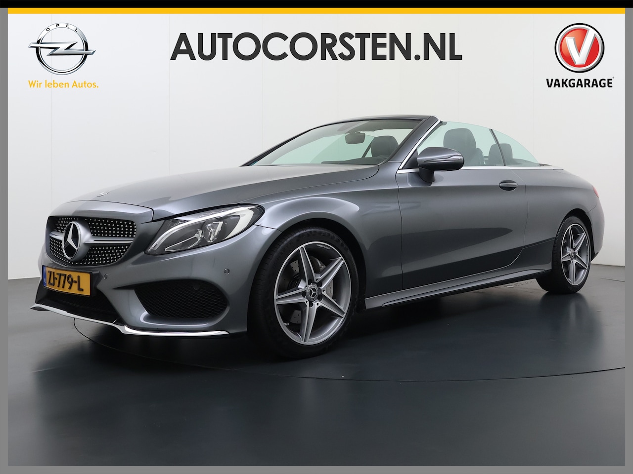Mercedes-Benz C-klasse Cabrio - 200 184PK Automaat AMG Premium Plus Air Scarf Stoelverwarming Navi Ecc Cruise Control Pdc - AutoWereld.nl