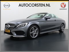 Mercedes-Benz C-klasse Cabrio - 200 184PK Automaat AMG Premium Plus Air Scarf Stoelverwarming Navi Ecc Cruise Control Pdc