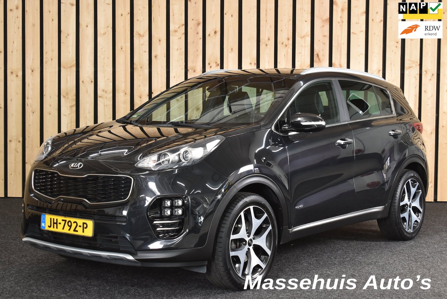 Kia Sportage - 1.6 T-GDI GT-Line First Edition 103dkm 2e eig. Leer Camera LED Navi Cruise NL-auto Nwe APK - AutoWereld.nl