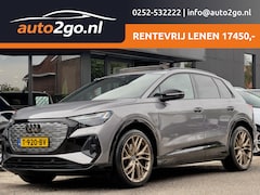 Audi Q4 e-tron - 50 QUATTRO 3X S-LINE EDITION 77 KWH/300PK LEDER NAVI CAMERA DIGI-DASH APPLE-CARPLAY LED LM