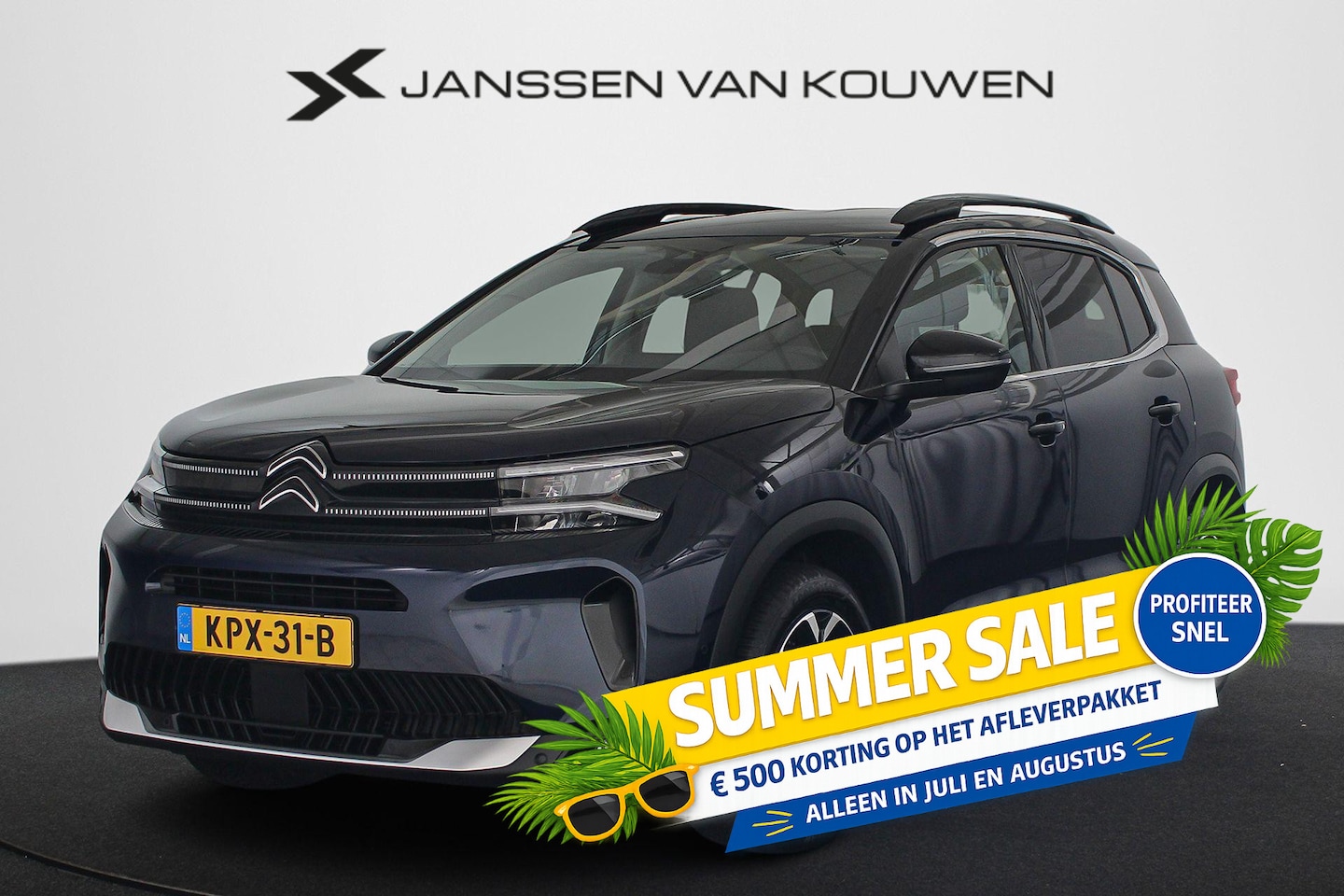 Citroën C5 Aircross - 1.2 Hybrid 136 Plus Stoelverwarming Camera Keyless Elektrische Achterklep - AutoWereld.nl
