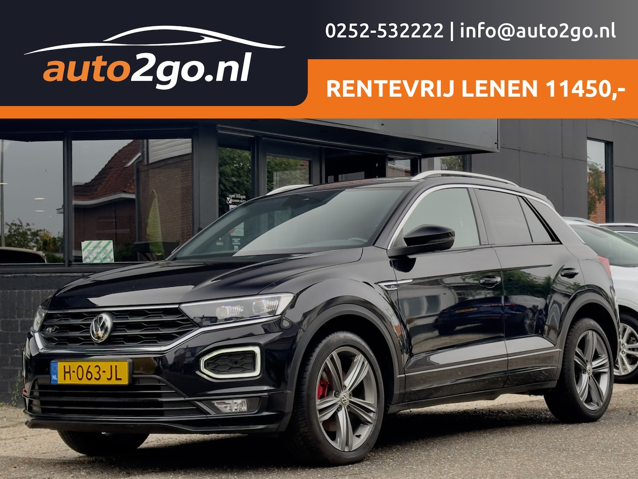 Volkswagen T-Roc - 1.5 TSI AUT7 R-LINE SPORT NAVI DIGIDASH APPLE.CARPLAY 18INCH.LMV PDC ORG.121d.KM!!! - AutoWereld.nl