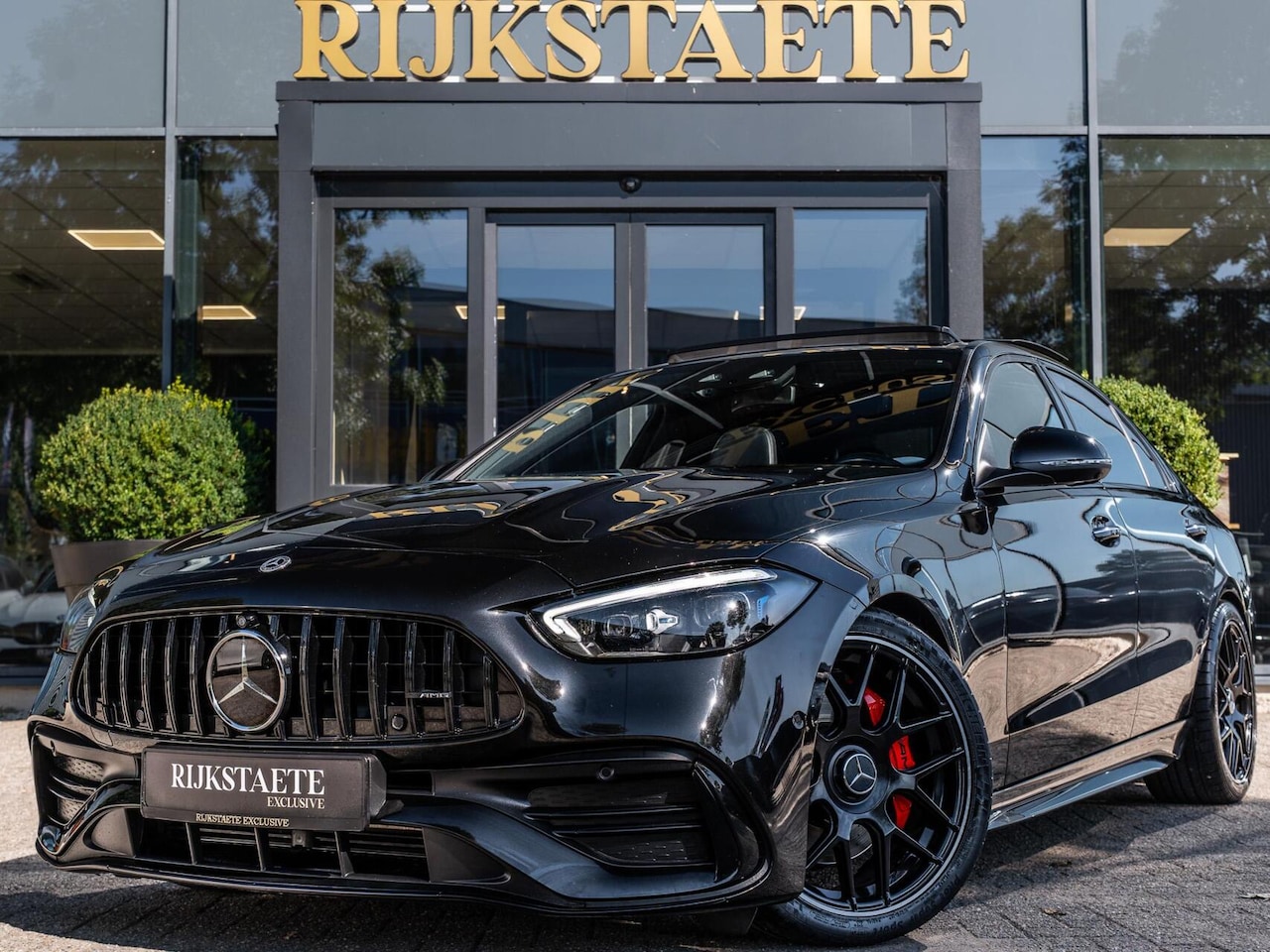 Mercedes-Benz C-klasse - C200 AMG|PANO|MEMORY|BURMESTER|C63S PAKKET - AutoWereld.nl