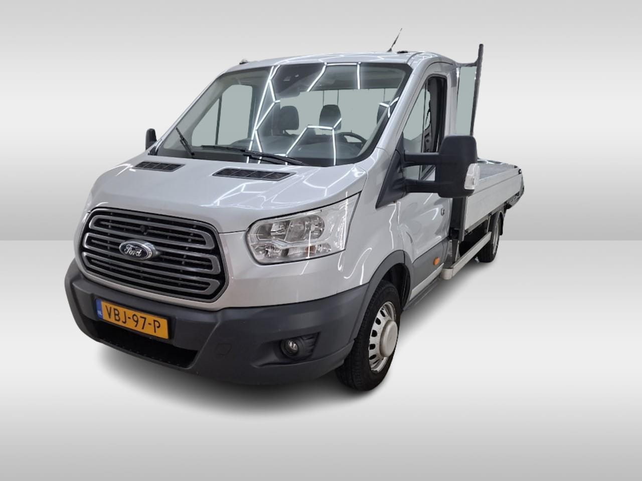 Ford Transit - 350 2.0 TDCI L5H1 Open Laadbak Dubbel Lucht Airco 2.8T Trekhaak - AutoWereld.nl