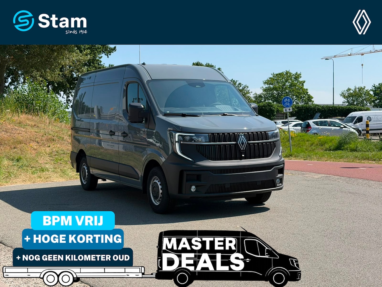 Renault Master - T35 2.0 dCi 150 L2H2 Advance Cruise | Navi |Schuifdeur Links en Rechts - AutoWereld.nl