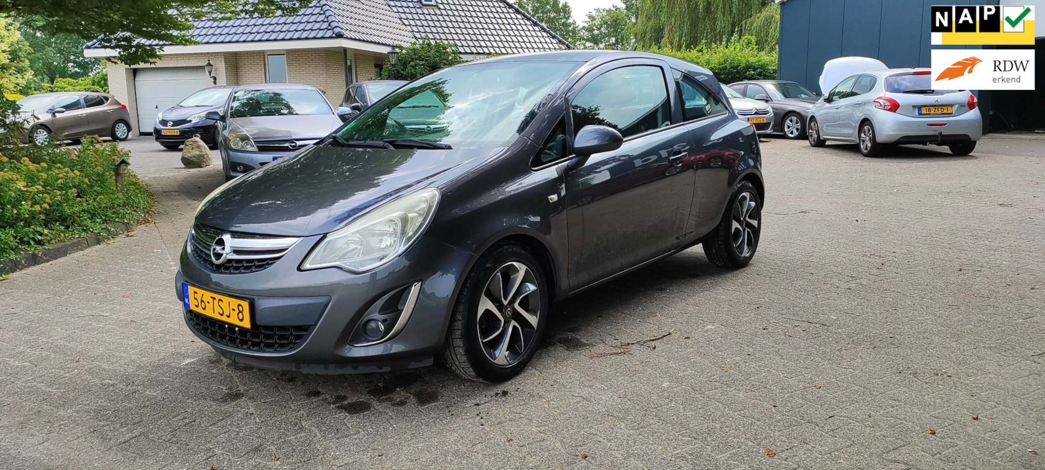 Opel Corsa - 1.2 EcoFlex Anniversay Edition LPG bj 2012 airco - AutoWereld.nl