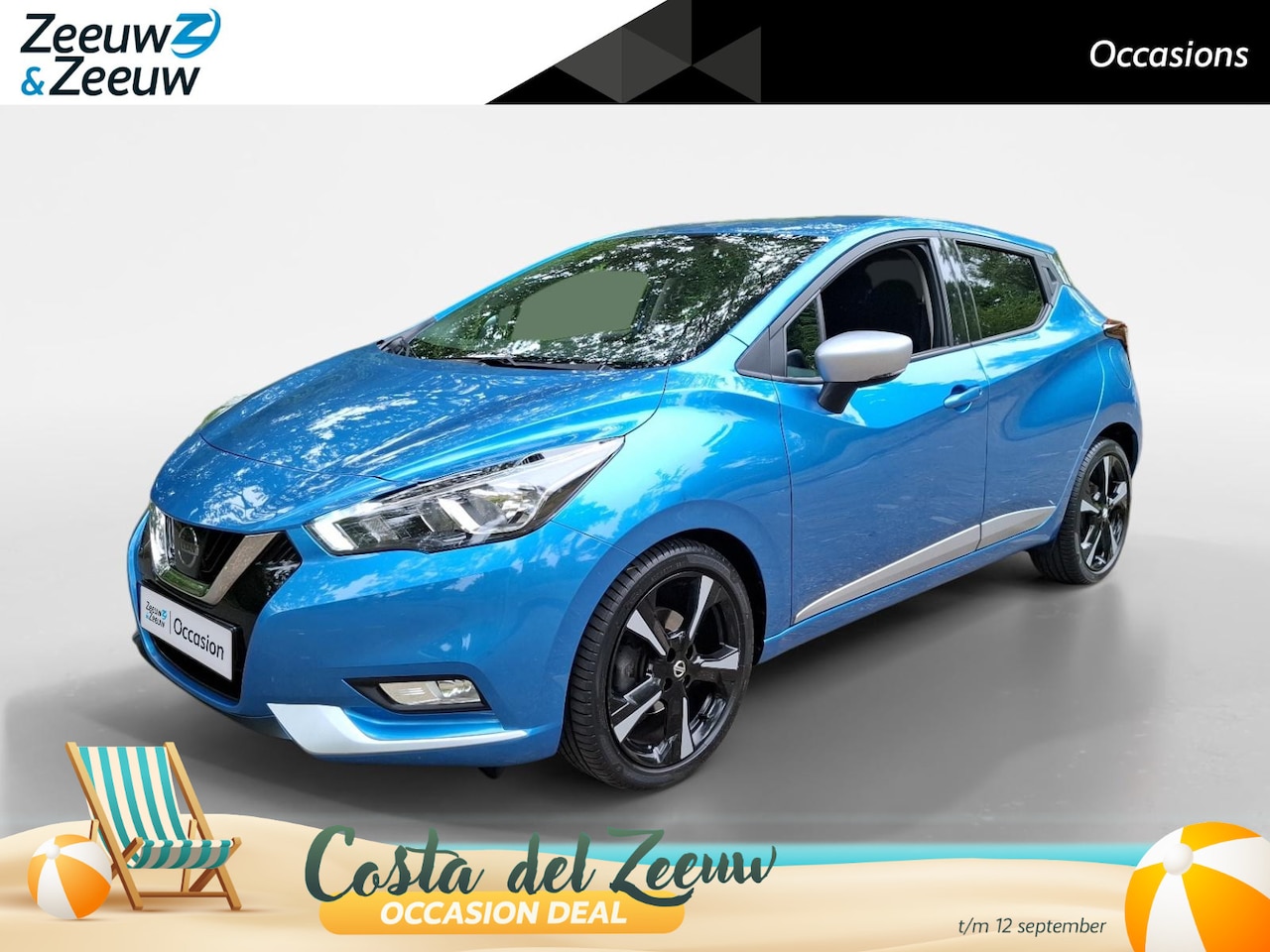 Nissan Micra - 0.9 IG-T N-Connecta | NAVI | CRUISE | CLIAMTE | LICHT & REGEN SENSOR | PDC | - AutoWereld.nl