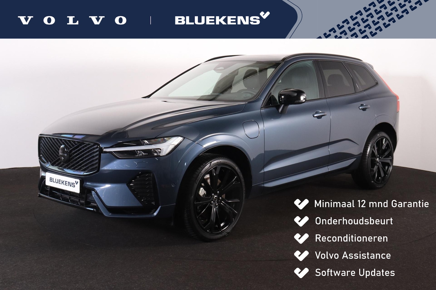 Volvo XC60 - T6 Recharge AWD Plus Black Edition - Panorama/schuifdak - IntelliSafe Assist & Surround - - AutoWereld.nl